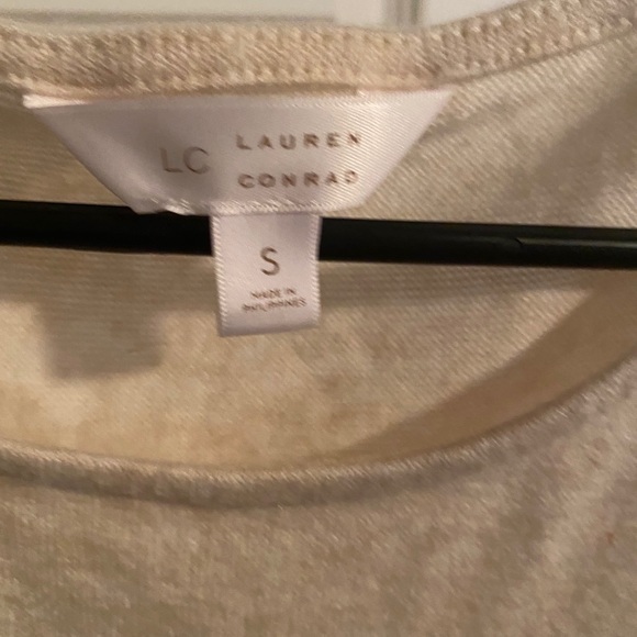 Lauren Conrad cream peplum - Picture 2 of 2